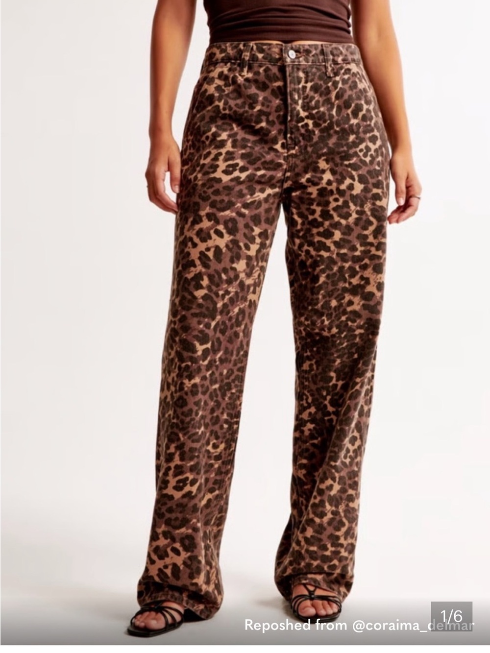 Abercrombie Baggy Leopard Jeans